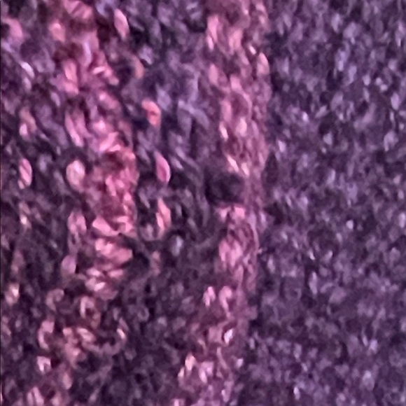 Gradient Striped Knit Open Front Knit Blanket Wrap/Poncho - Picture 13 of 13